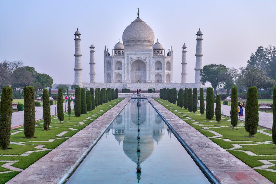 Il Turismo Culturale Taj Mahal Giardino Molto Bella
