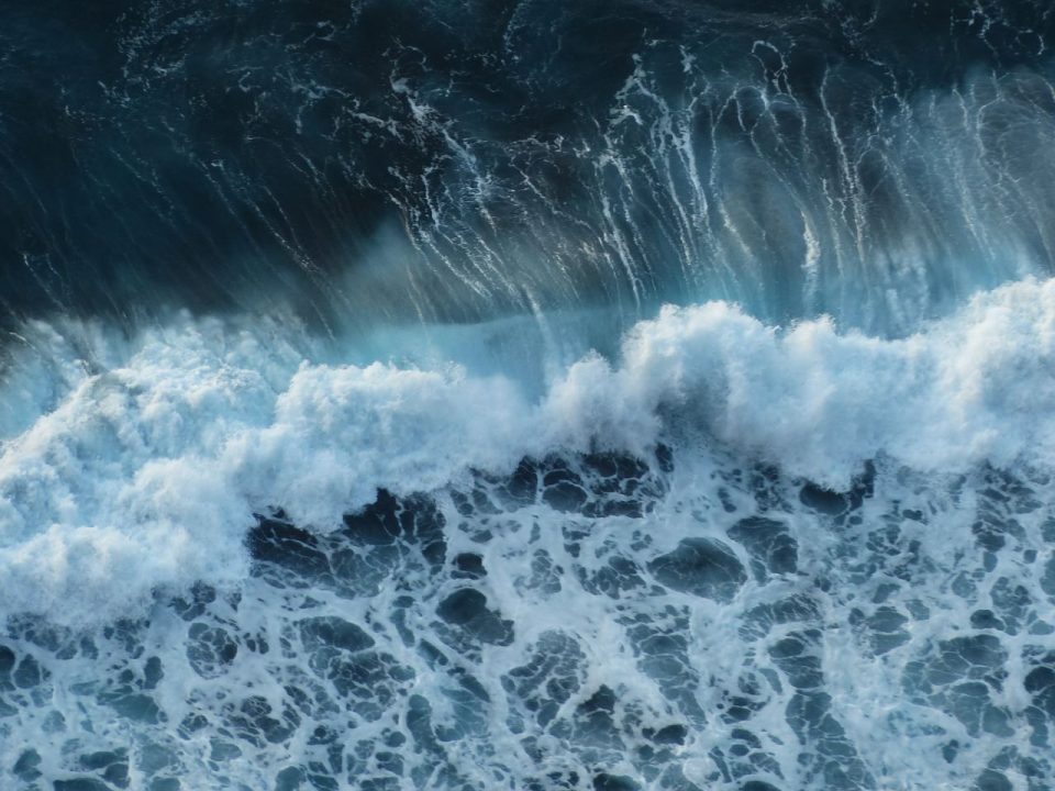 파도 바다 팽창 거품 스프레이 배경 파란색 배경 푸른 바다 Blue Wave 파
