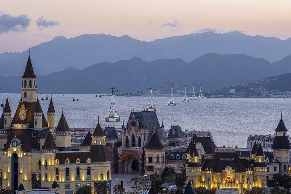 Weinperlenland Themenpark Sonnenuntergang Nha Trang