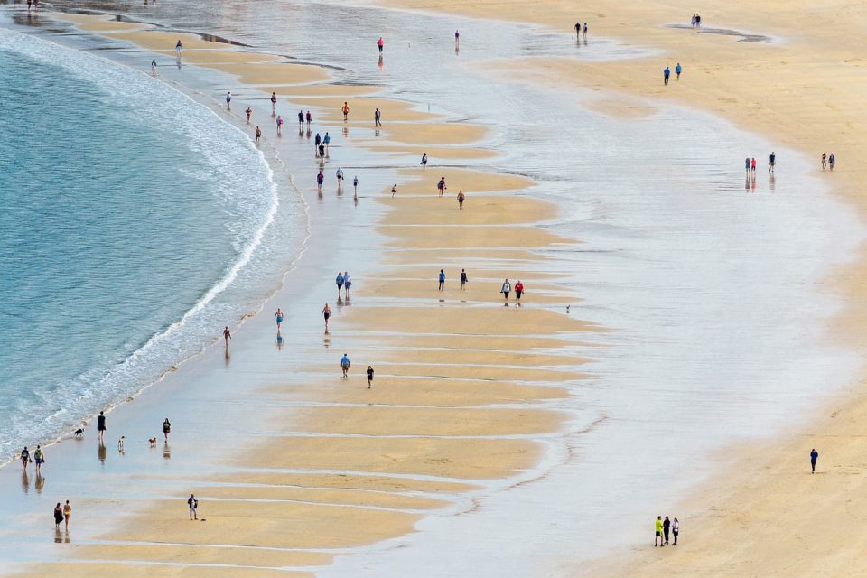 Strand Ozean Meer Spanien Wasser Natur Landschaft