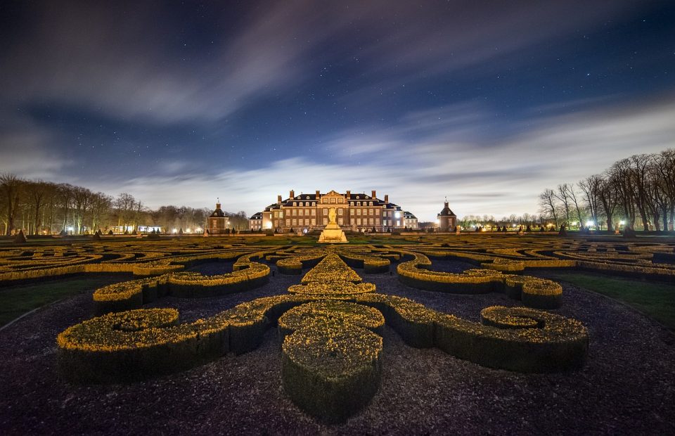 Замок Архитектуры Schlossgarten Парк Исторически