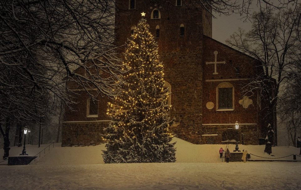Weihnachtsbaum Ferien Jahreszeit Weihnachten Kirche