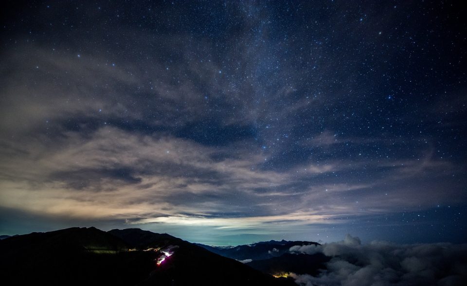 Réaltaí Spéir Dhorcha Oíche Amuigh Faoin Aer Oíche Sky Starry