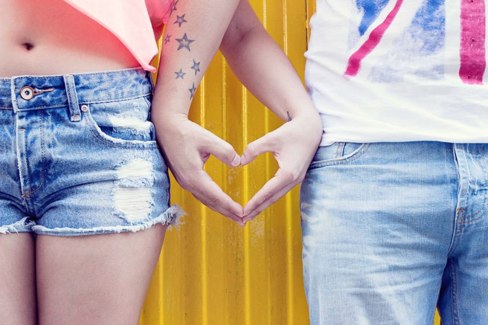 valentinstag, hände, liebe, herz, paar, liebhaber, herzform, romantisch