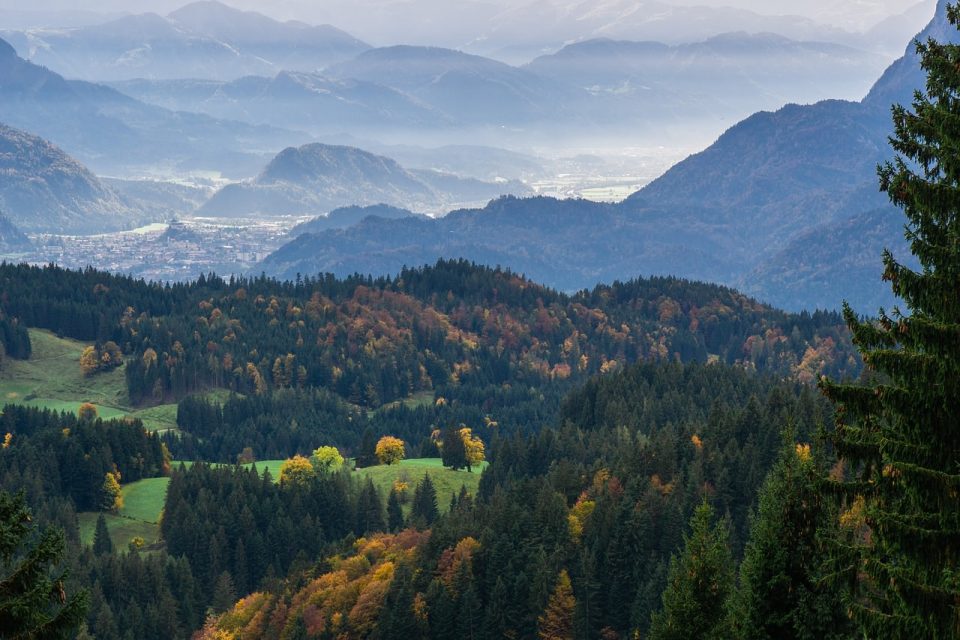 Paesaggio Montagne Panorama Autunnale Natura