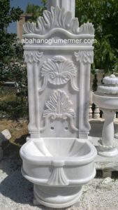 mermer bahce cesme modelleri