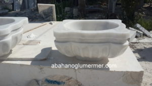 işlemeli beyaz türk hamam kurnası ku-30 ölçüleri : 45x55x30 cm fiyatı : 1300 tl