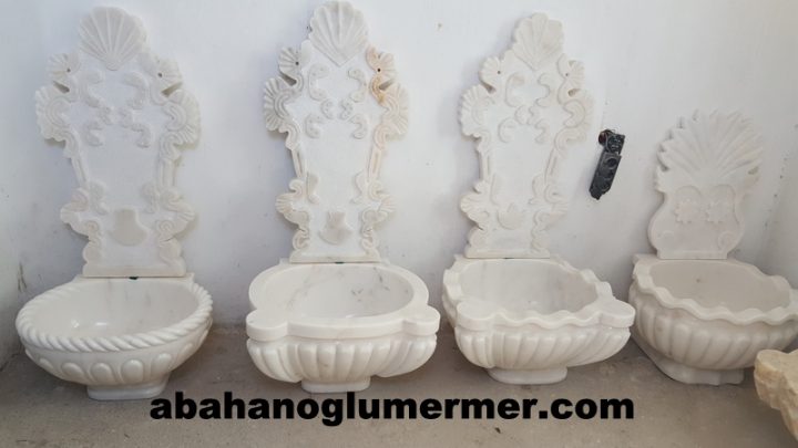 aynalı mermer kurnalar