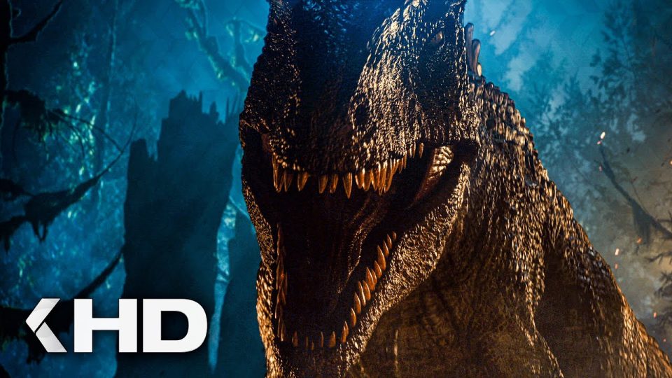 JURASSIC WORLD 3: Dominion "Giganotosaurus Encounter" Clip & Trailer - Watch Movie Trailer