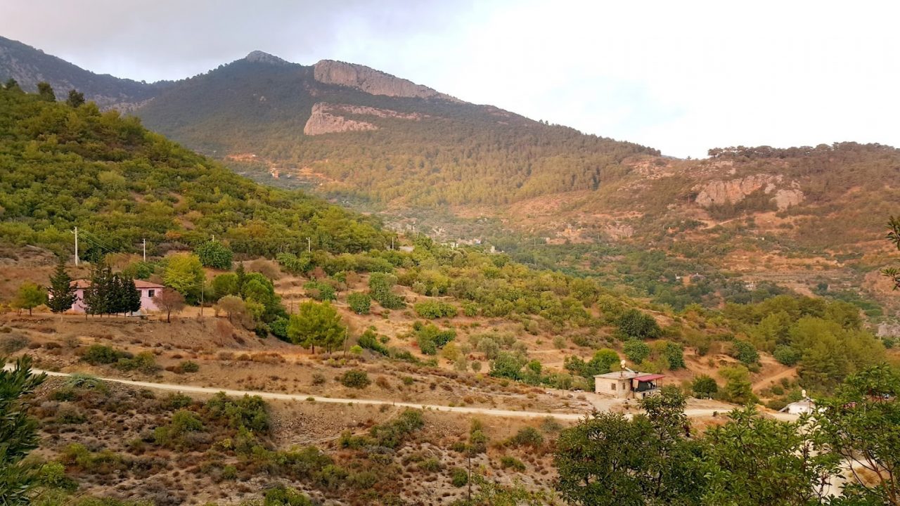 A village view in Antalya, Turkey